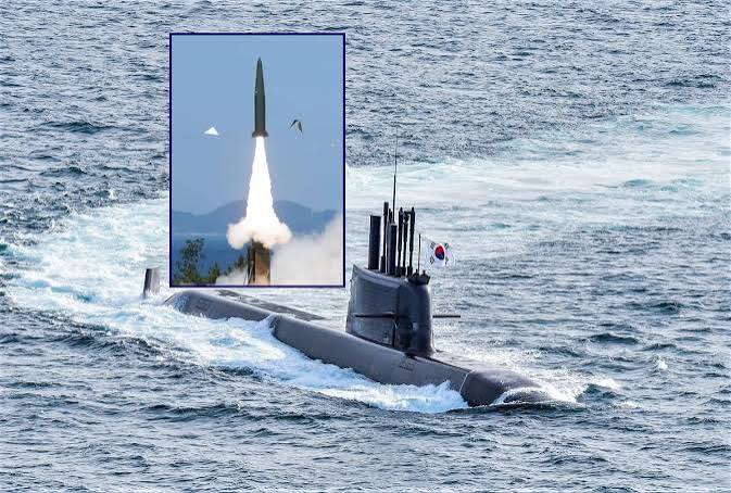 도산안창호급 잠수함과 잠수함발사탄도미사일(SLBM) 발사 장면 - 바닷속에 숨은 발사대에서 솟구치는 탄이 핵잠+미사일 조합의 핵심이다